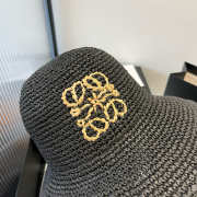 Uubags Loewe Paula's Ibiza Leather-trimmed Raffia Bucket Hat 03 - 5