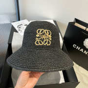 Uubags Loewe Paula's Ibiza Leather-trimmed Raffia Bucket Hat 03 - 4