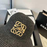 Uubags Loewe Paula's Ibiza Leather-trimmed Raffia Bucket Hat 03 - 2