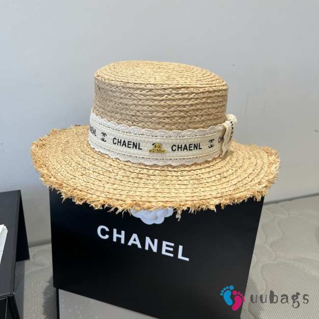 Uubags Chanel natural straw hat  - 1