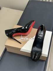 Uubags Louboutin x Maison Margiela Pumps In Patent Calf Leather Black 10cm - 3