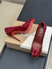 Uubags Louboutin x Maison Margiela Pumps In Patent Calf Leather Red 10cm - 4