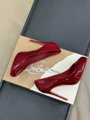 Uubags Louboutin x Maison Margiela Pumps In Patent Calf Leather Red 10cm - 3