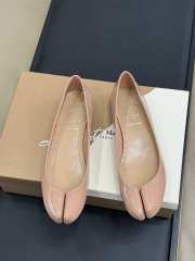 Uubags Louboutin x Maison Margiela Pumps In Patent Calf Leather Beige 10cm - 6