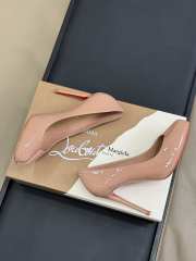 Uubags Louboutin x Maison Margiela Pumps In Patent Calf Leather Beige 10cm - 5