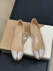 Uubags Louboutin Bridiela Una Strass 10cm Pumps - Strass mesh and patent calf leather - Blush  - 2