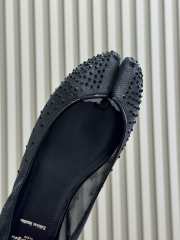 Uubags Louboutin Bridiela Una Strass 10cm Pumps - Strass mesh and patent calf leather - Black - 3