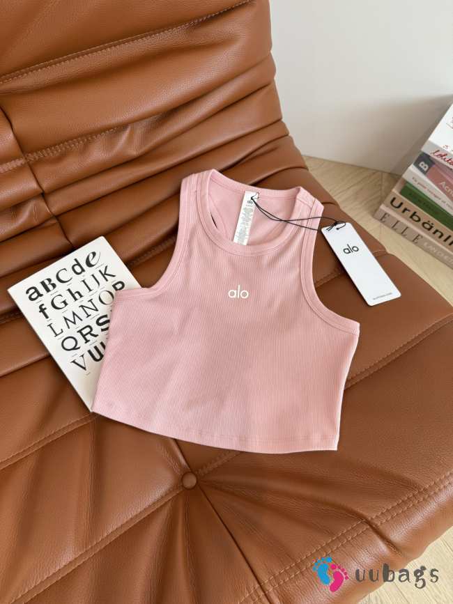 Uubags Alo Aspire Tank Top In Pink - 1