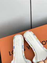 Uubags Louis Vuitton 1AGZUM LV x TM 6AM Flat Mule Multicolored - 4