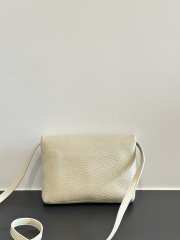 Uubags YSL Cassandre Envelope messenger in lambskin white 23x16.5x6cm - 5