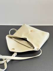 Uubags YSL Cassandre Envelope messenger in lambskin white 23x16.5x6cm - 4