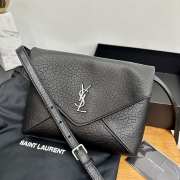 Uubags YSL Cassandre Envelope messenger in lambskin black 23x16.5x6cm - 2