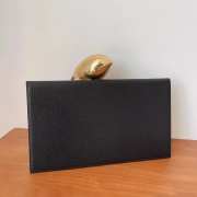 Uubags YSL Uptown pouch in grain de poudre leather in black 27x16x2cm - 4