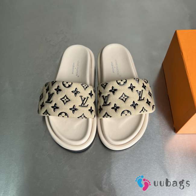 Uubags Louis Vuitton Miami mules in beige - 1