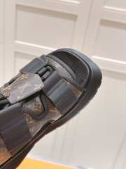 Uubags Louis Vuitton 1AGMA6 Chameleon Platform Comfort Sandal In Black/Brown 5cm - 6