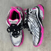 Uubags Balenciaga Runner Sneaker in Silver/black/neon-pink - 5