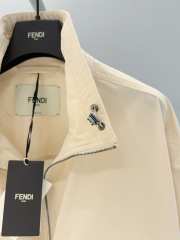 Uubags Fendi windbreaker in beige technical cotton - 5