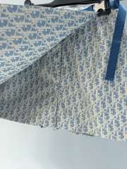 Uubags Dioriviera Skirt Blue and White Dior Oblique Jacquard Technical Taffeta - 6