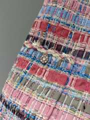 Uubags Chanel Dress Cotton & Silk Tweed Pink & Multicolor - 2
