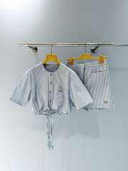 Uubags Fendi Light blue cotton and silk shirt - 6