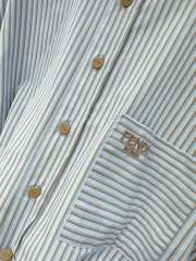 Uubags Fendi Light blue cotton and silk shirt - 5