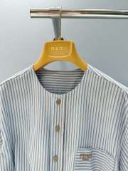 Uubags Fendi Light blue cotton and silk shirt - 2