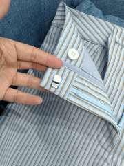 Uubags Fendi light blue cotton and silk shorts - 5