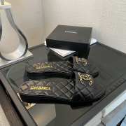 Uubags Chanel slipper in black  - 4