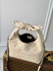 Uubags Louis Vuitton M20787 Why Knot MM Bag In Cream Beige 28x34x12cm - 5