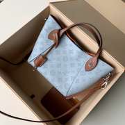 Uubags Louis Vuitton Hina Leather Bag In Blue 23x21x13cm - 5