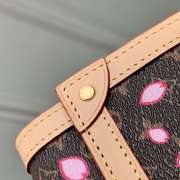 Uubags Louis Vuitton M13427 Launch LV x TM Victorine Wallet In Sakura Brown 12x9.5x2.5cm - 2