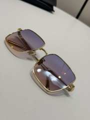 Uubags DiorCannage S1U Gradient Purple-to-Pink Square Sunglasses - 4
