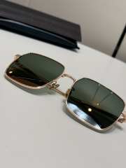 Uubags DiorCannage S1U Gradient Green Square Sunglasses - 4