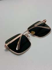 Uubags DiorCannage S1U Gradient Green Square Sunglasses - 3