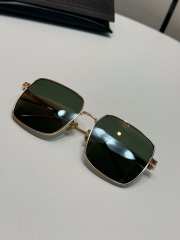 Uubags DiorCannage S1U Gradient Green Square Sunglasses - 2