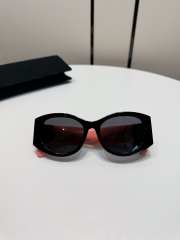 Uubags Chanel Oval Sunglasses Black & Pink A71618 - 2