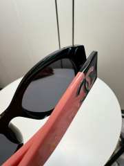 Uubags Chanel Oval Sunglasses Black & Pink A71618 - 6