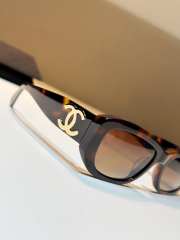 Uubags Chanel Rectangular Sunglasses Turtle 5493 - 2