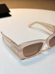 Uubags Chanel Rectangular Sunglasses Beige 5493 - 6