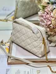 Uubags Dior Caro D-Cosy Mini Bag In White 21x12.5x8cm - 2
