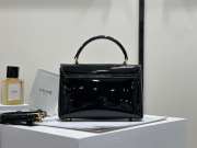 Uubags Celine Teen Nino Bag In Black Patent Leather Bag 20.5x13x8cm - 3