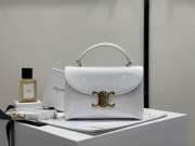 Uubags Celine Teen Nino Bag In White Patent Leather Bag 20.5x13x8cm - 1