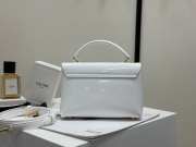 Uubags Celine Teen Nino Bag In White Patent Leather Bag 20.5x13x8cm - 5