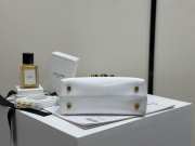 Uubags Celine Teen Nino Bag In White Patent Leather Bag 20.5x13x8cm - 4
