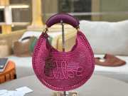 Uubags Chloe Summer Banana Hobo Raffia Bag In Pink 36x21.5x2cm - 1