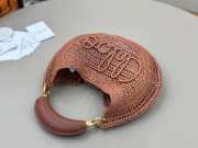 Uubags Chloe Summer Banana Hobo Raffia Bag In Brown 36x21.5x2cm - 5