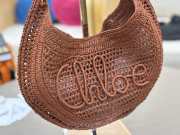 Uubags Chloe Summer Banana Hobo Raffia Bag In Brown 36x21.5x2cm - 3