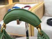 Uubags Chloe Summer Banana Hobo Raffia Bag In Green 36x21.5x2cm - 6