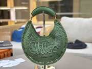 Uubags Chloe Summer Banana Hobo Raffia Bag In Green 36x21.5x2cm - 2