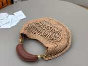 Uubags Chloe Summer Banana Hobo Raffia Bag In Light Brown 36x21.5x2cm - 5